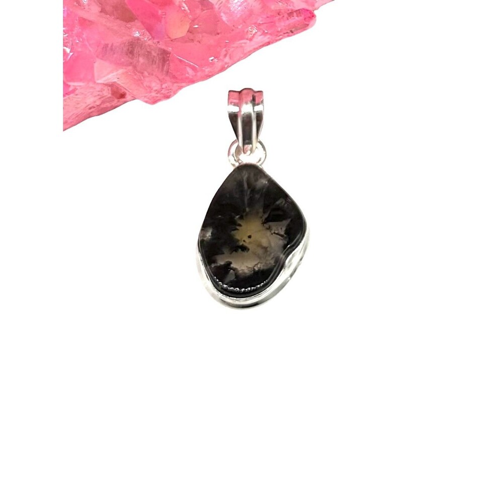 Cacoxenite Super Seven Melody Stone Necklace Pendant Solid 925 Sterling Silver